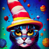 Colorful Digital Wall Canvas Art Afdruk