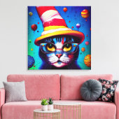 Colorful Digital Wall Canvas Art Afdruk (Insitu (Woonkamer))