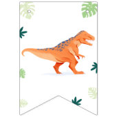 Colorful Dinosaur Birthday Bunting Dino Party Vlaggetjes (Eerste vlag)