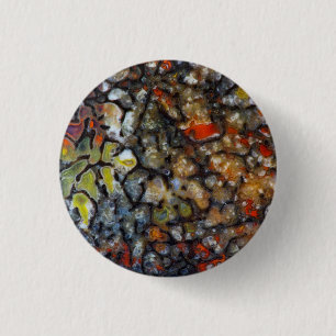 Colorful Dinosaur Bone Ronde Button 3,2 Cm