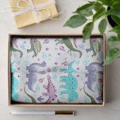 Colorful Dinosaur Mania Tissuepapier (Geschenk)