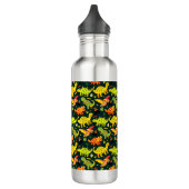 Colorful Dinosaur Pattern Waterfles (Links)