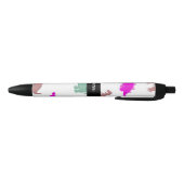 Colorful Dinosaur Pattern Zwarte Inkt Pen (Bodem)