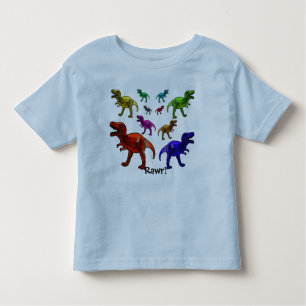 Colorful Dinosaur Rawr! T-shirt