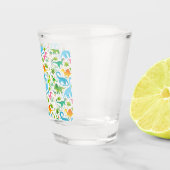 Colorful Dinosaur Seamless Pattern, Dinosaur Seaml Shot Glas (Rechts)