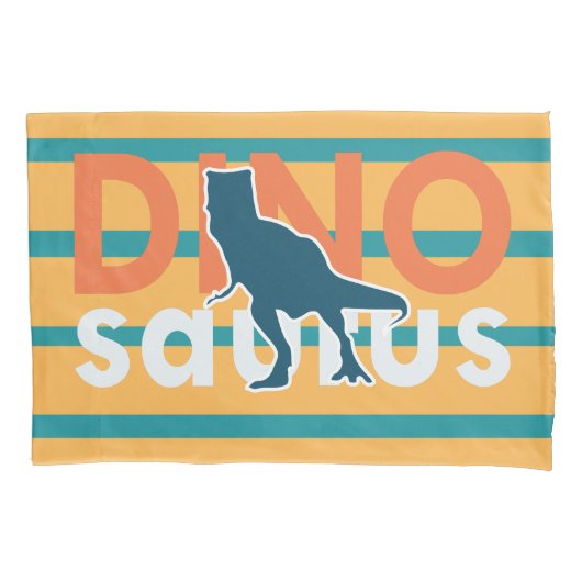 Colorful dinosaur T-rex cartoon boys nursery Kussensloop (Voorkant)