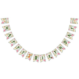 Colorful dinosaur toddler vlaggetjes