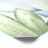 Colorful dinosaur verjaardagsfeestje welkomstteken poster (Hoek)