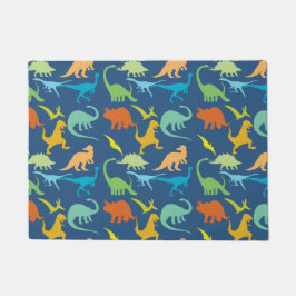 Colorful Dinosaurs Deurmat
