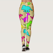 Colorful Dinosaurs Leggings (Achterkant)