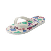Colorful Dinosaurs Pattern Kinder Teenslippers (Schuin)