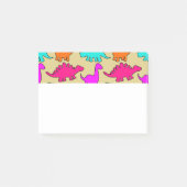 Colorful Dinosaurs Post-it® Notes (Voorkant)