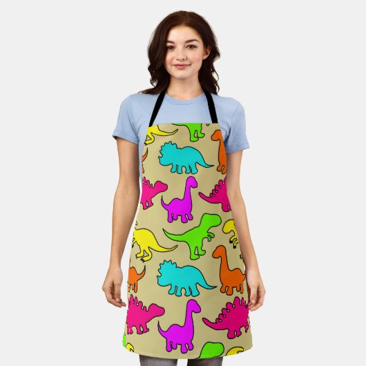 Colorful Dinosaurs Schort (Gedragen)