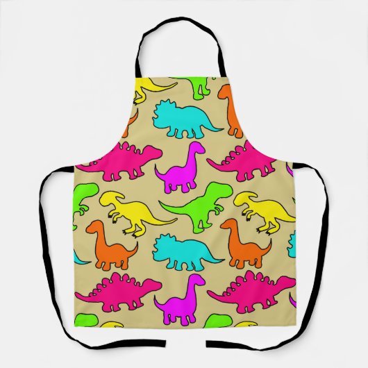 Colorful Dinosaurs Schort (Voorkant)