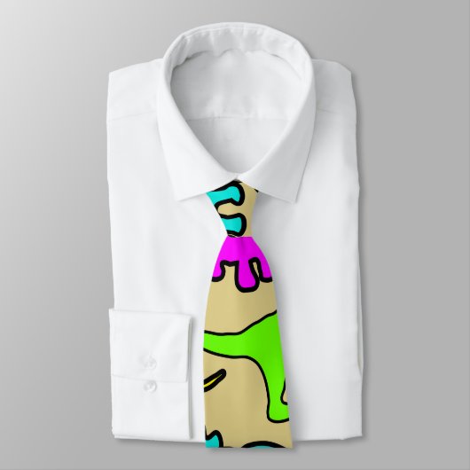 Colorful Dinosaurs Stropdas (Gebonden)