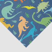 Colorful Dinosaurs Tissuepapier (Detail)