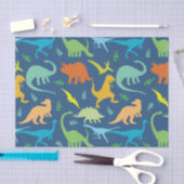 Colorful Dinosaurs Tissuepapier (Craft)