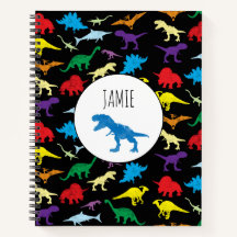 Colorful Dinosaurs Waterverf Kinder Patroon
