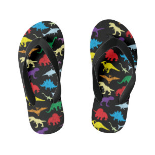 Colorful Dinosaurs Waterverf Kinder Patroon Teenslippers