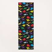 Colorful Dinosaurs Waterverf Kinder Patroon Yogamat (Voorkant)