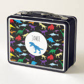 Colorful Dinosaurs Waterverf Kinder School (Achterkant)