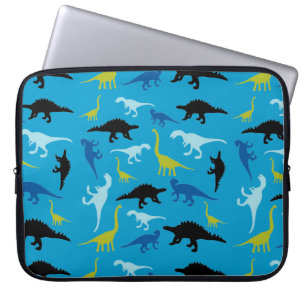 Colorful dinosaurusvormig laptophoes laptop sleeve