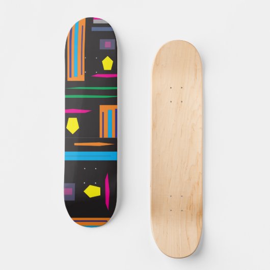 Colorful Direction> Retro Skateboard Deck (Voorkant)