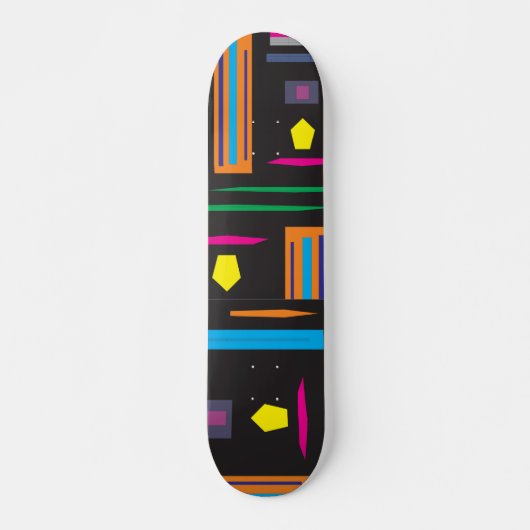 Colorful Direction> Retro Skateboard Deck (Voorkant)