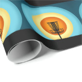 Colorful Disk Golf Basket Cadeaupapier (Rol Hoek)