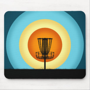 Colorful Disk Golf Basket Muismat