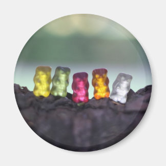 Colorful Diversity Gummy Beren Fotografie Magneet