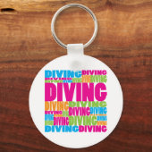 Colorful Diving Sleutelhanger (Voorkant)