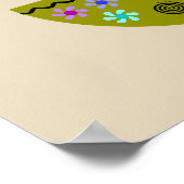 Colorful Diwali Lamp Diya Poster (Hoek)