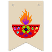 Colorful Diwali Lamp Diya Vlaggetjes (Eerste vlag)