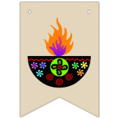 Colorful Diwali Lamp Diya Vlaggetjes (Derde vlag)