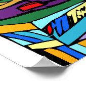 Colorful DJ Drawing Poster (Hoek)