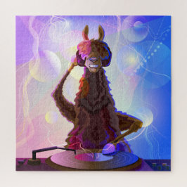 Colorful Dj Llama Legpuzzel
