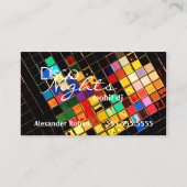 Colorful DJ Visitekaartje (Voorkant)