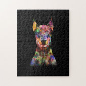 Colorful Doberman Dog Legpuzzel (Verticaal)
