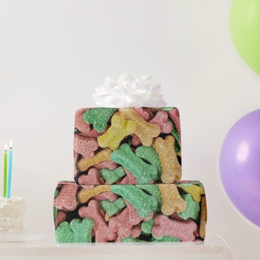 Colorful Dog Botten Cadeaupapier (Feestgeschenken)