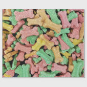 Colorful Dog Botten Cadeaupapier (Vlak)