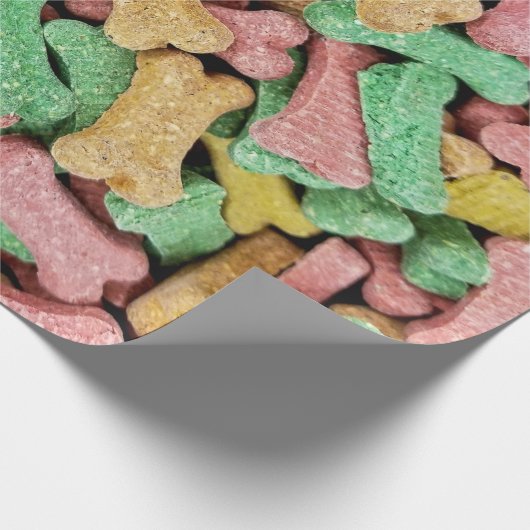 Colorful Dog Botten Cadeaupapier (Hoek)