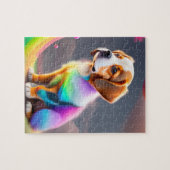 Colorful Dog Legpuzzel (Horizontaal)