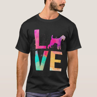 Colorful Dog Mam Gifts Soft Coated Wheaten Terrier T-shirt