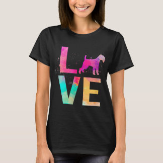 Colorful Dog Mam Gifts Soft Coated Wheaten Terrier T-shirt