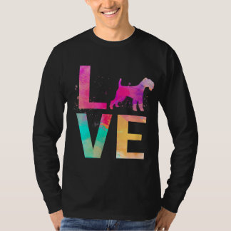 Colorful Dog Mam Gifts Soft Coated Wheaten Terrier T-shirt