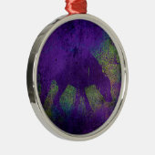 Colorful Dog Metalen Ornament (Rechts)