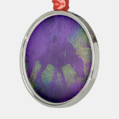 Colorful Dog Metalen Ornament (Links)