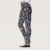 Colorful Dog Pattern Leggings (Links)