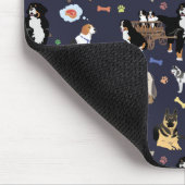 Colorful Dog Pattern Muismat (Hoek)